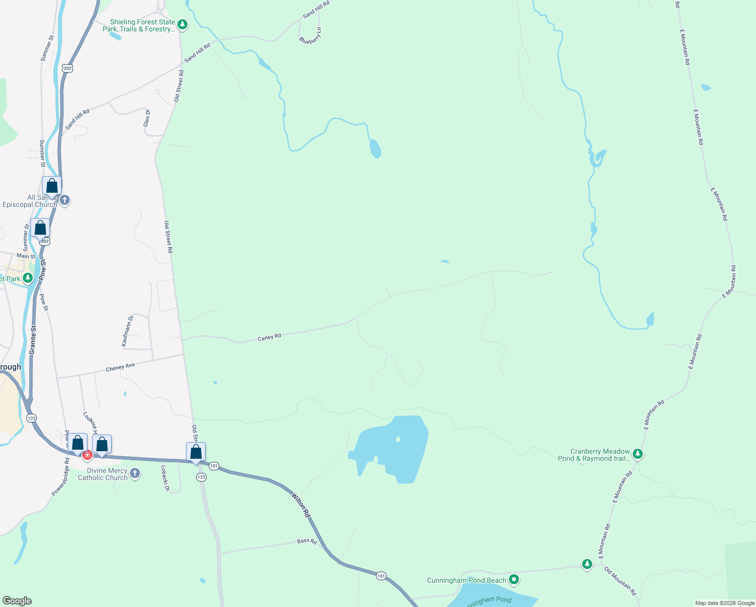 map of restaurants, bars, coffee shops, grocery stores, and more near 153 Carley Road in Peterborough