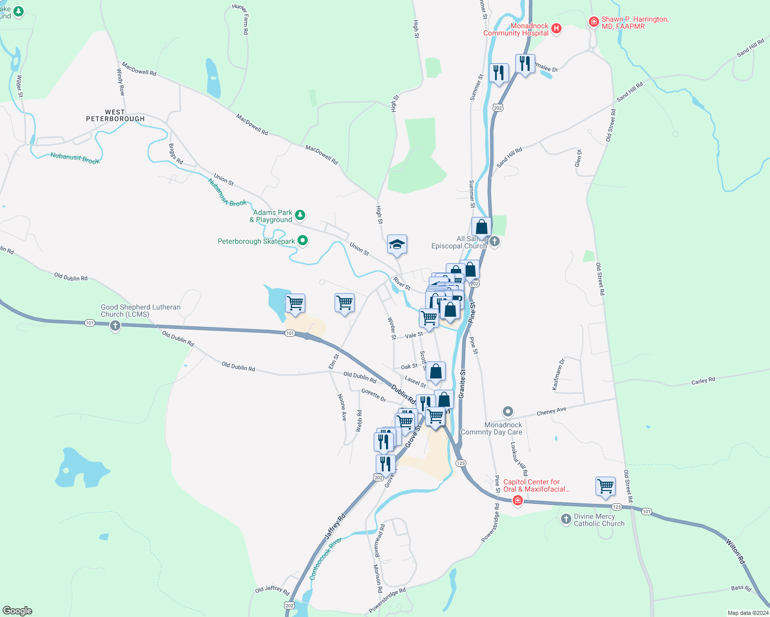 8 Winter Street, Peterborough NH Walk Score