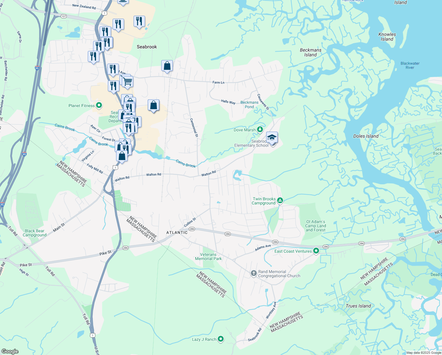 Staples Street, Seabrook NH Walk Score