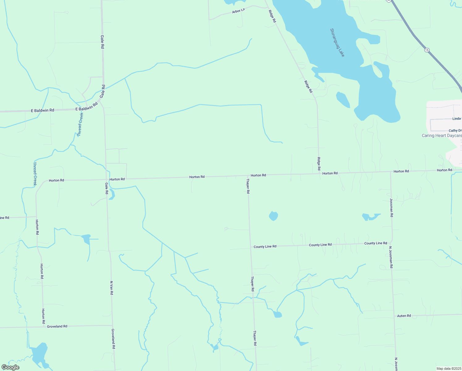 map of restaurants, bars, coffee shops, grocery stores, and more near 9464 Horton Rd in Goodrich
