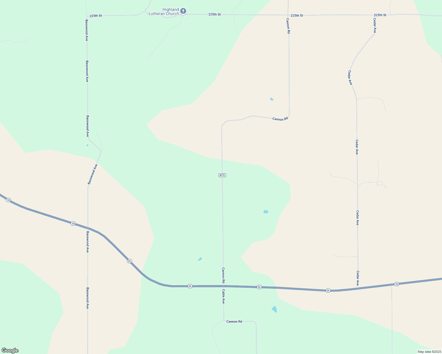 map of restaurants, bars, coffee shops, grocery stores, and more near in Highland