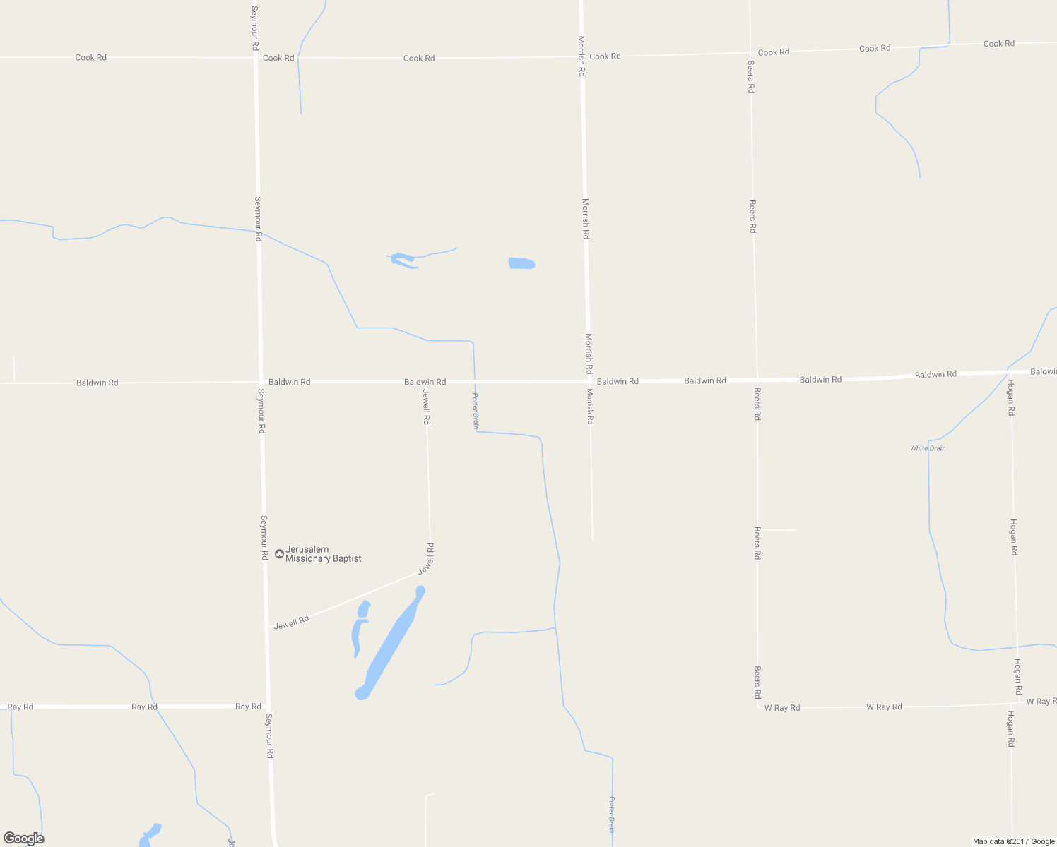 map of restaurants, bars, coffee shops, grocery stores, and more near 8109 Baldwin Road in Swartz Creek