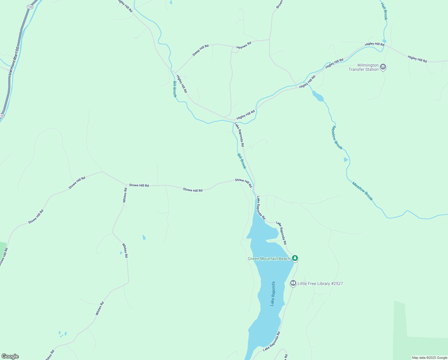 map of restaurants, bars, coffee shops, grocery stores, and more near 518 Stowe Hill Road in Wilmington