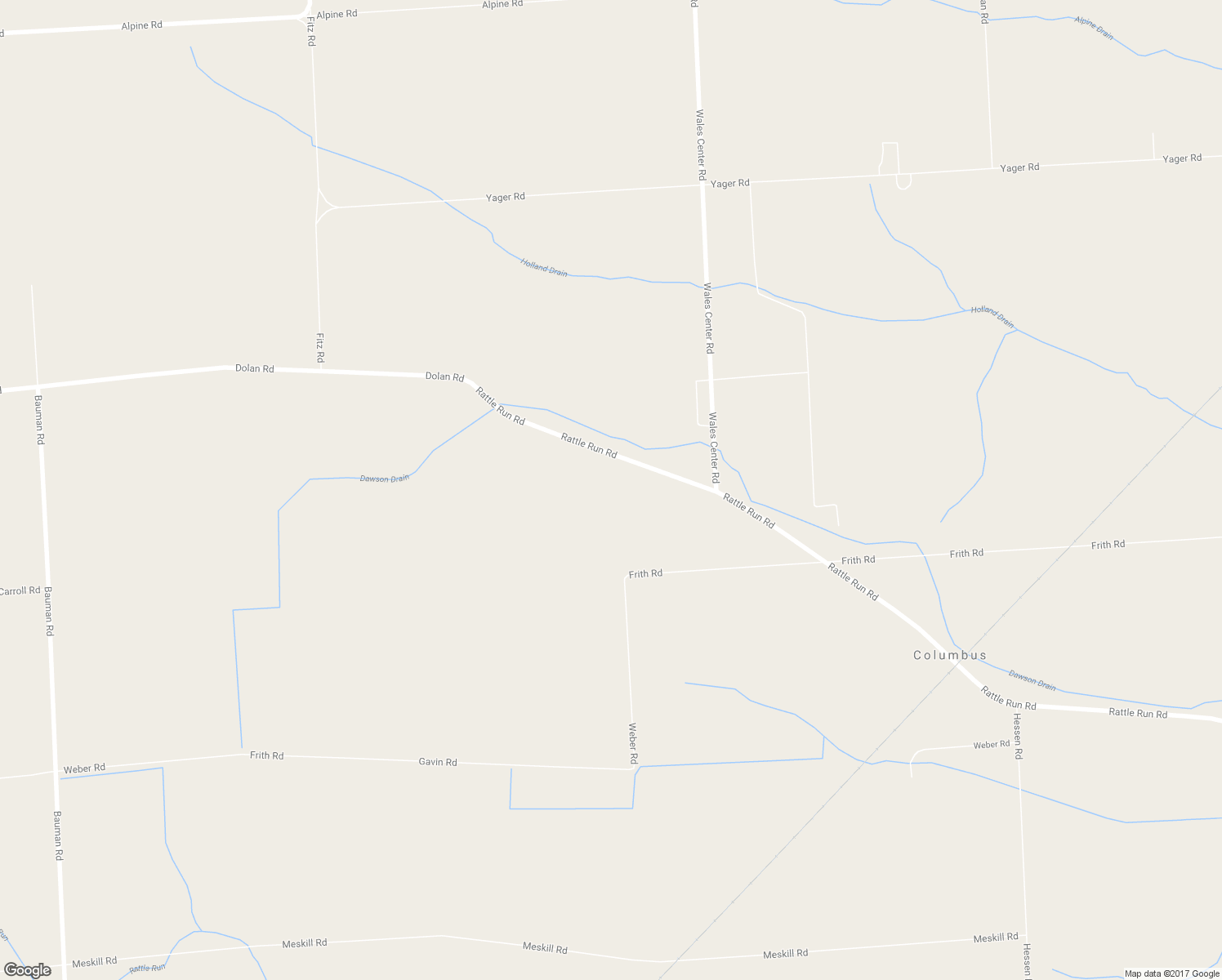 map of restaurants, bars, coffee shops, grocery stores, and more near 8999 Rattle Run Road in Columbus