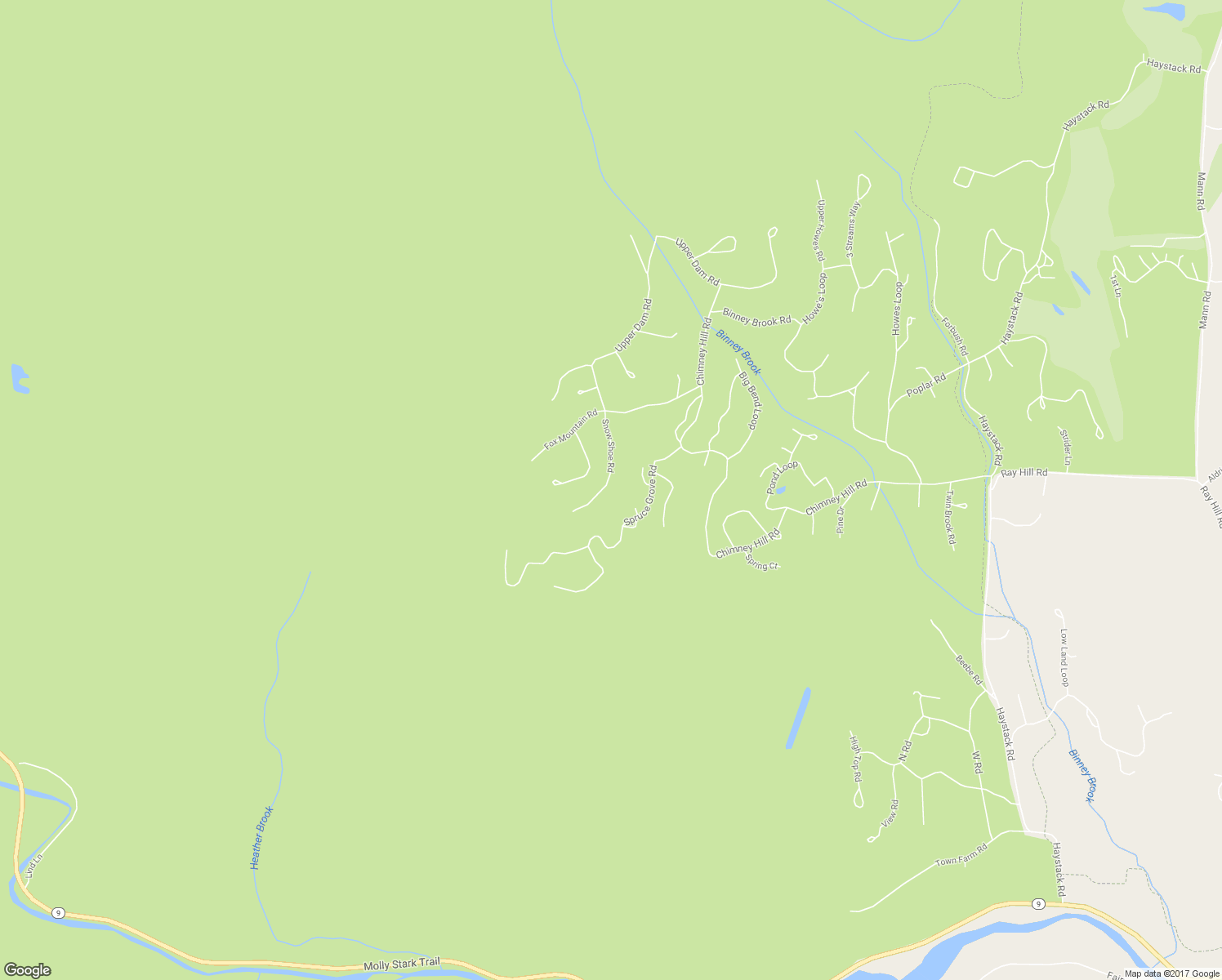 map of restaurants, bars, coffee shops, grocery stores, and more near 42 Snow Shoe Road in Wilmington