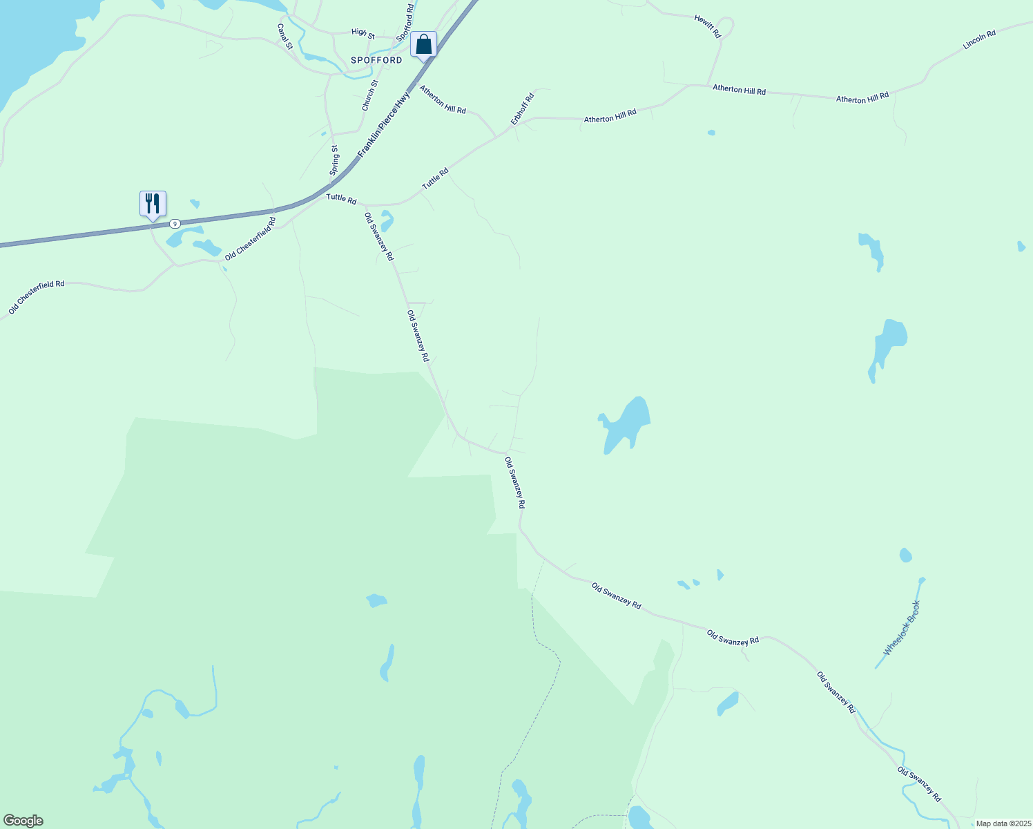 map of restaurants, bars, coffee shops, grocery stores, and more near 26 Zinn Road in Chesterfield