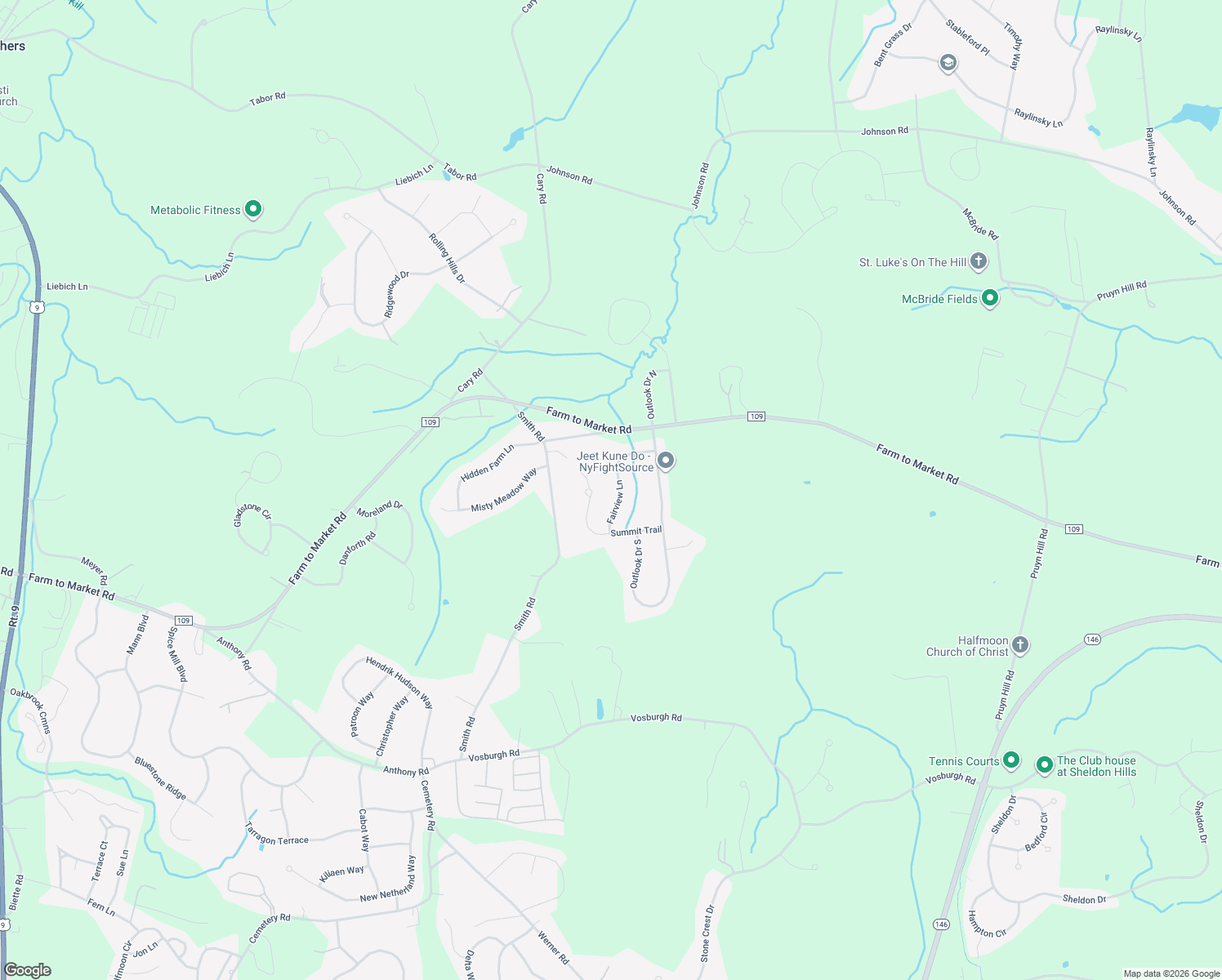 map of restaurants, bars, coffee shops, grocery stores, and more near 22 Fairview Lane in Mechanicville