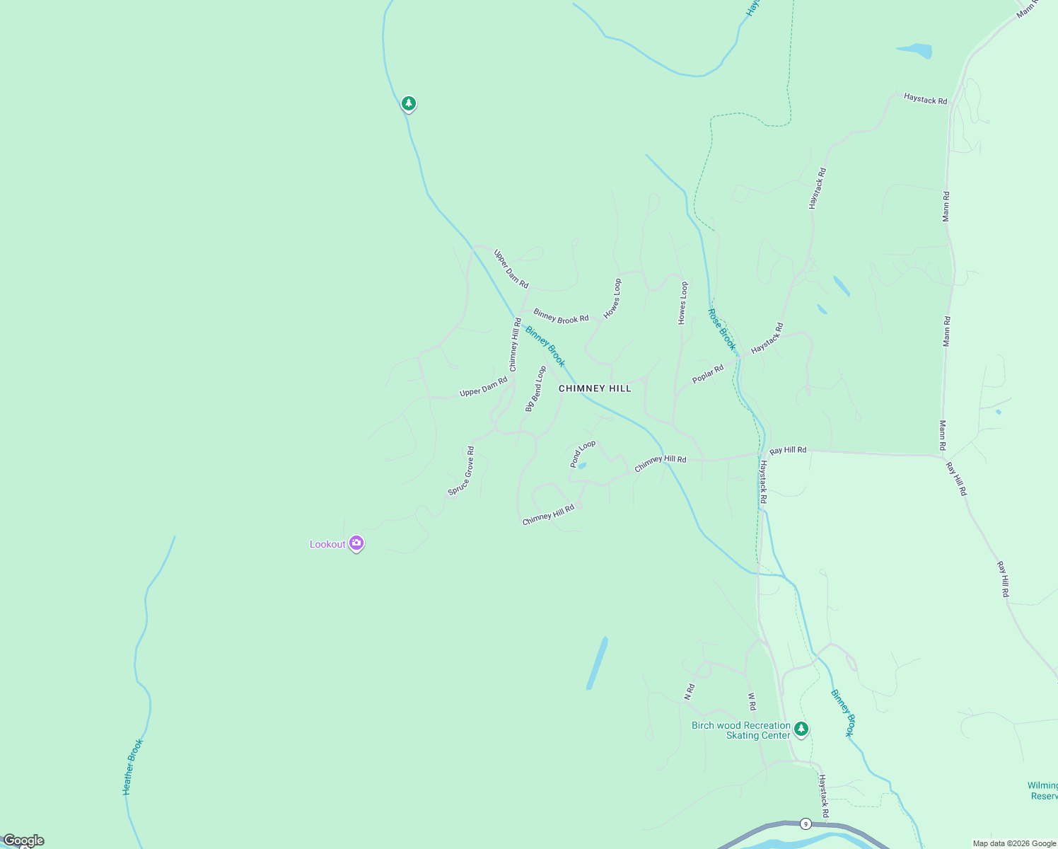 map of restaurants, bars, coffee shops, grocery stores, and more near 95 Big Bend Loop in Wilmington