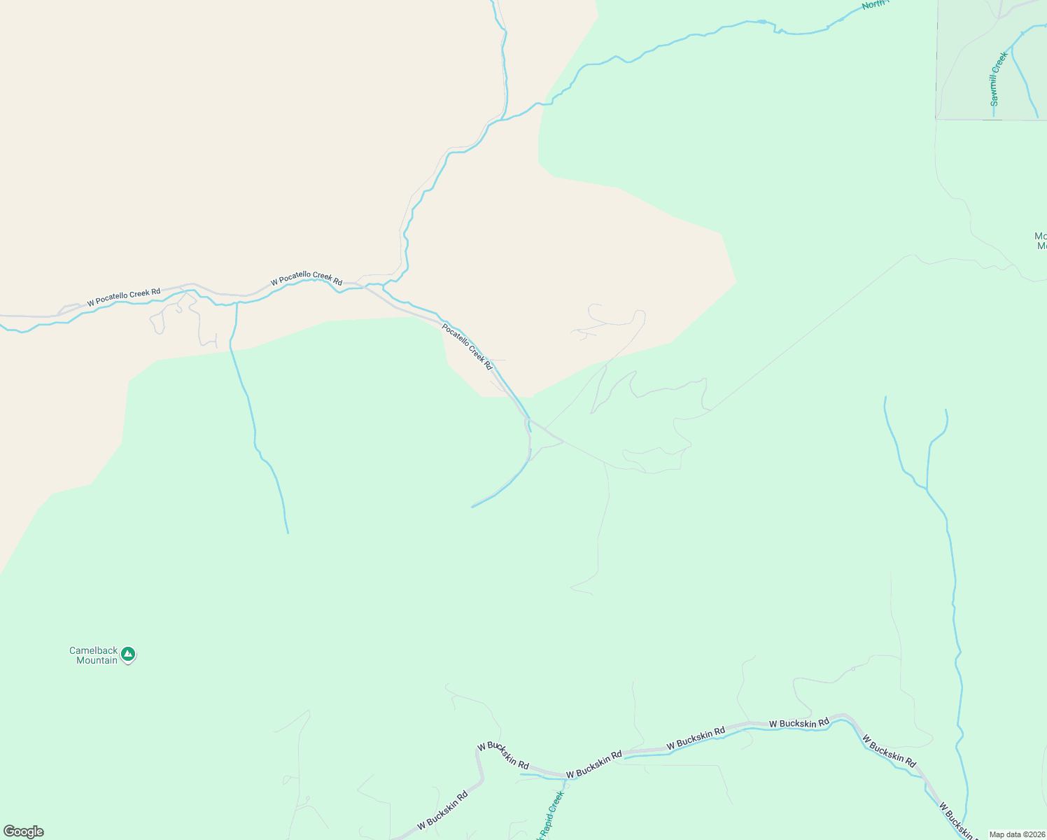 map of restaurants, bars, coffee shops, grocery stores, and more near 5334 West Moonlight Mine Road in Pocatello