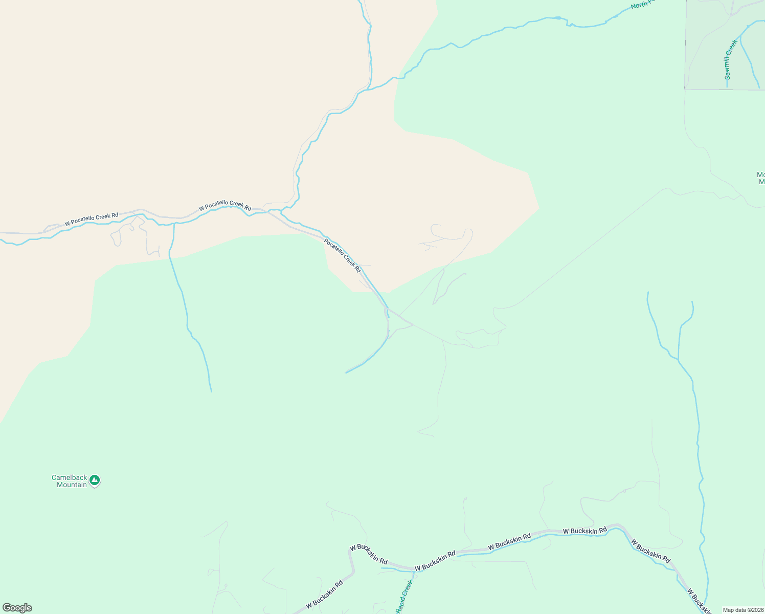 map of restaurants, bars, coffee shops, grocery stores, and more near 5334 West Moonlight Mine Road in Pocatello