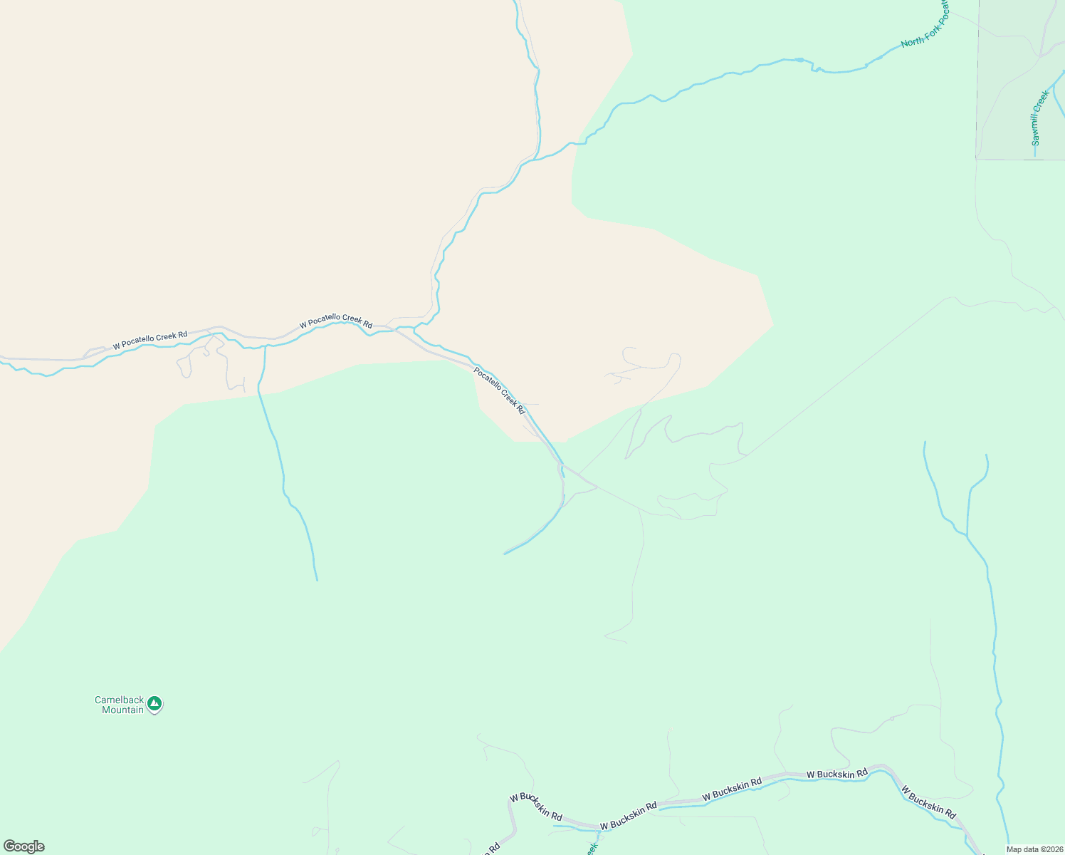 map of restaurants, bars, coffee shops, grocery stores, and more near 5460 West Moonlight Mine Road in Pocatello