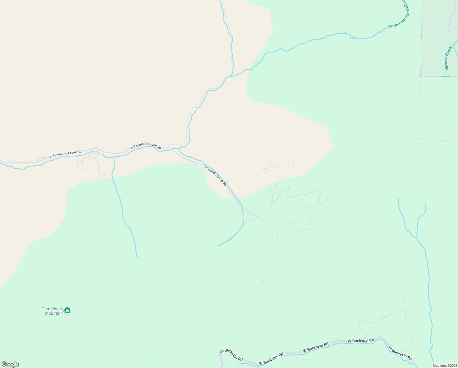 map of restaurants, bars, coffee shops, grocery stores, and more near 5460 West Moonlight Mine Road in Pocatello