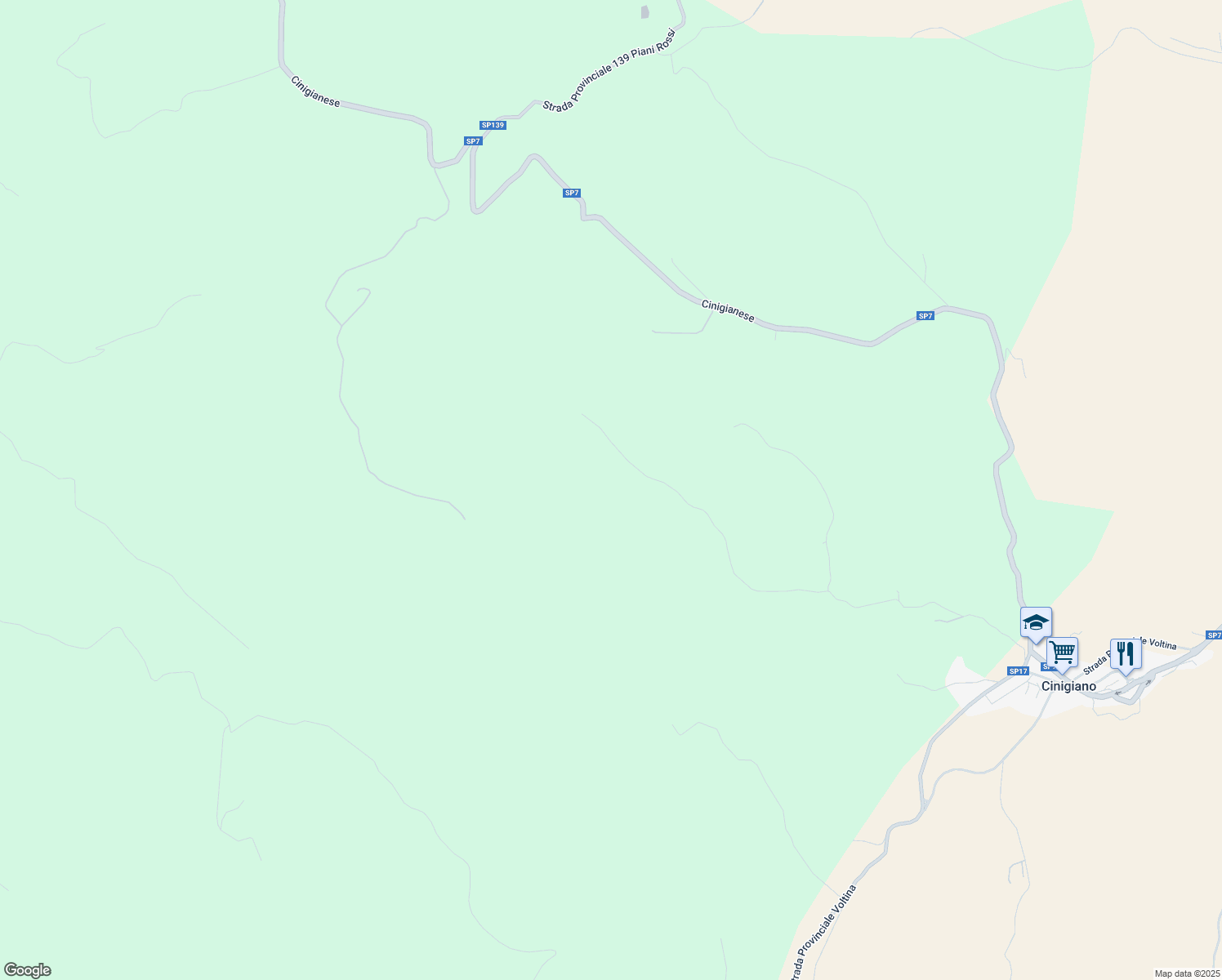 map of restaurants, bars, coffee shops, grocery stores, and more near in Province of Grosseto