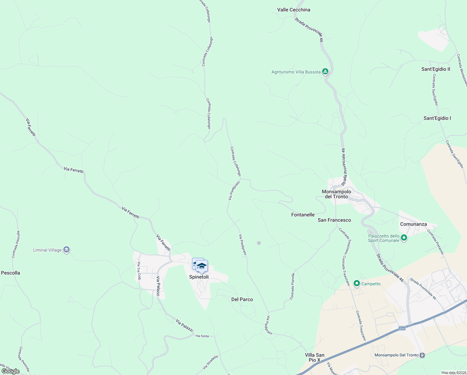 map of restaurants, bars, coffee shops, grocery stores, and more near in Provincia di Ascoli Piceno