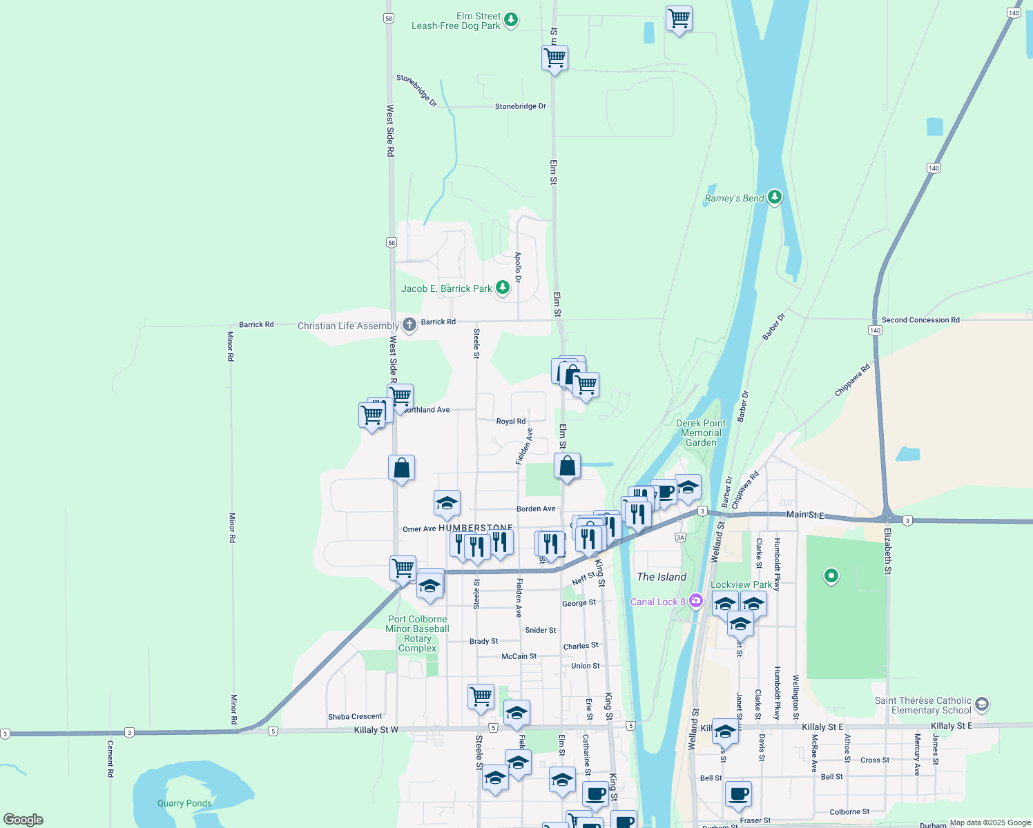 68 Elmvale Crescent, Port Colborne ON Walk Score
