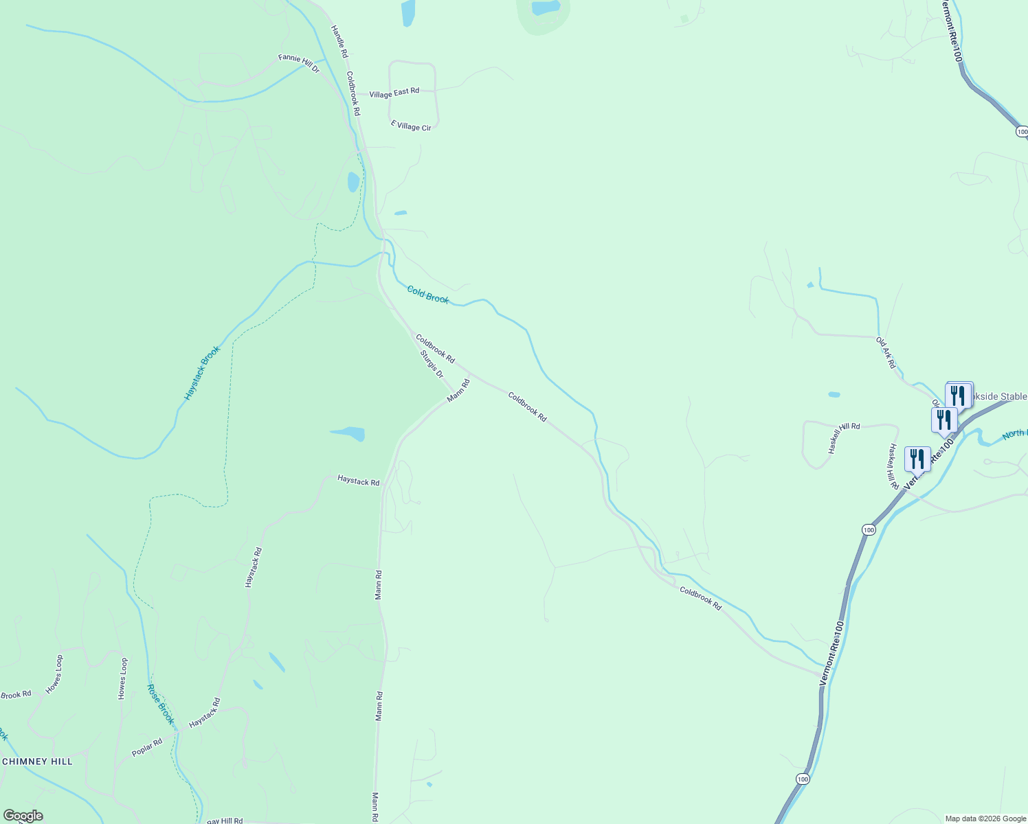 map of restaurants, bars, coffee shops, grocery stores, and more near 256 Coldbrook Road in Wilmington