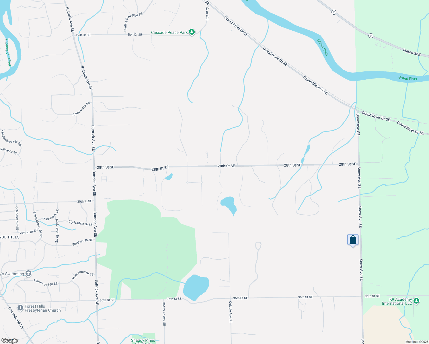 map of restaurants, bars, coffee shops, grocery stores, and more near in Cascade