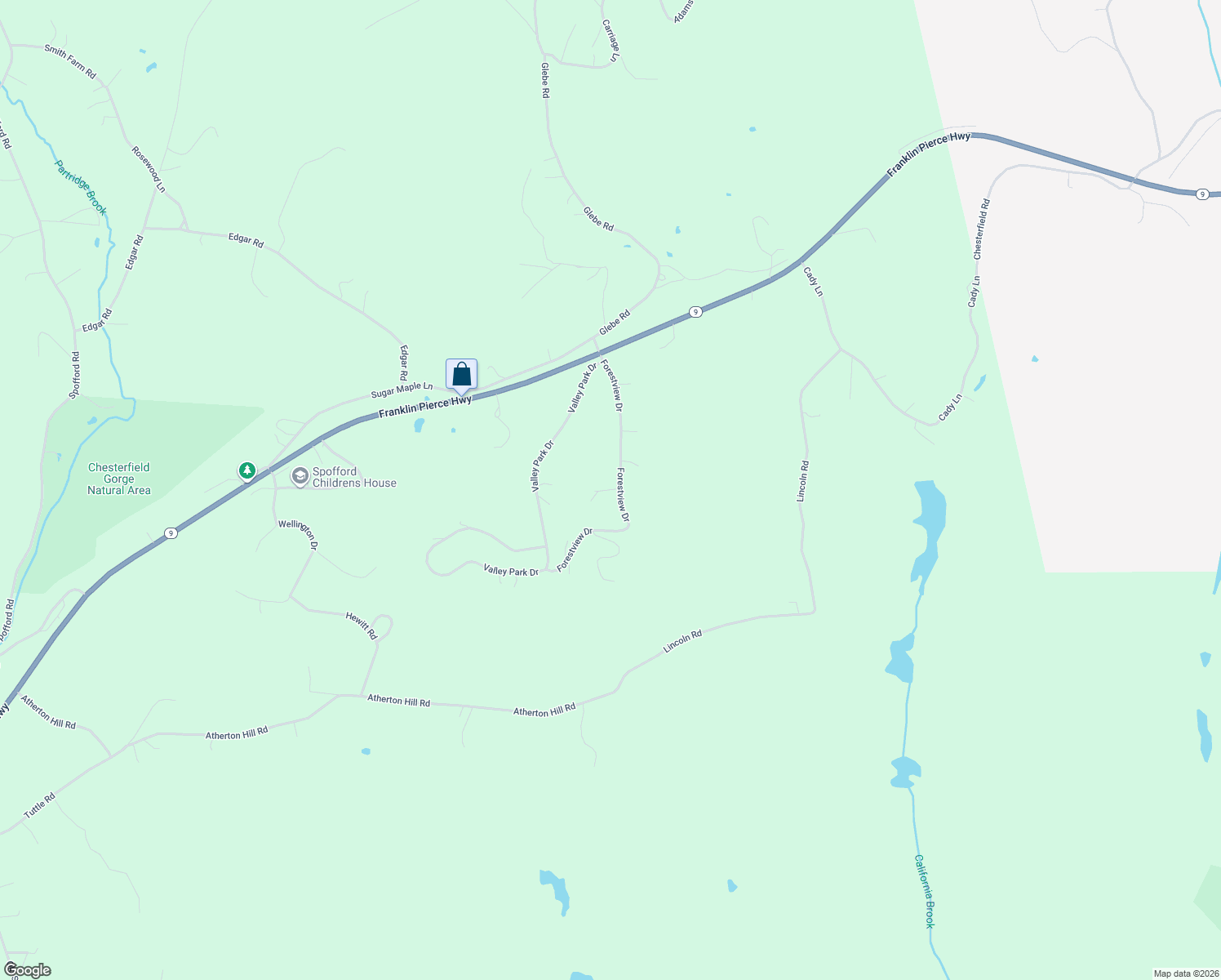 map of restaurants, bars, coffee shops, grocery stores, and more near 7 Scott Circle in Chesterfield