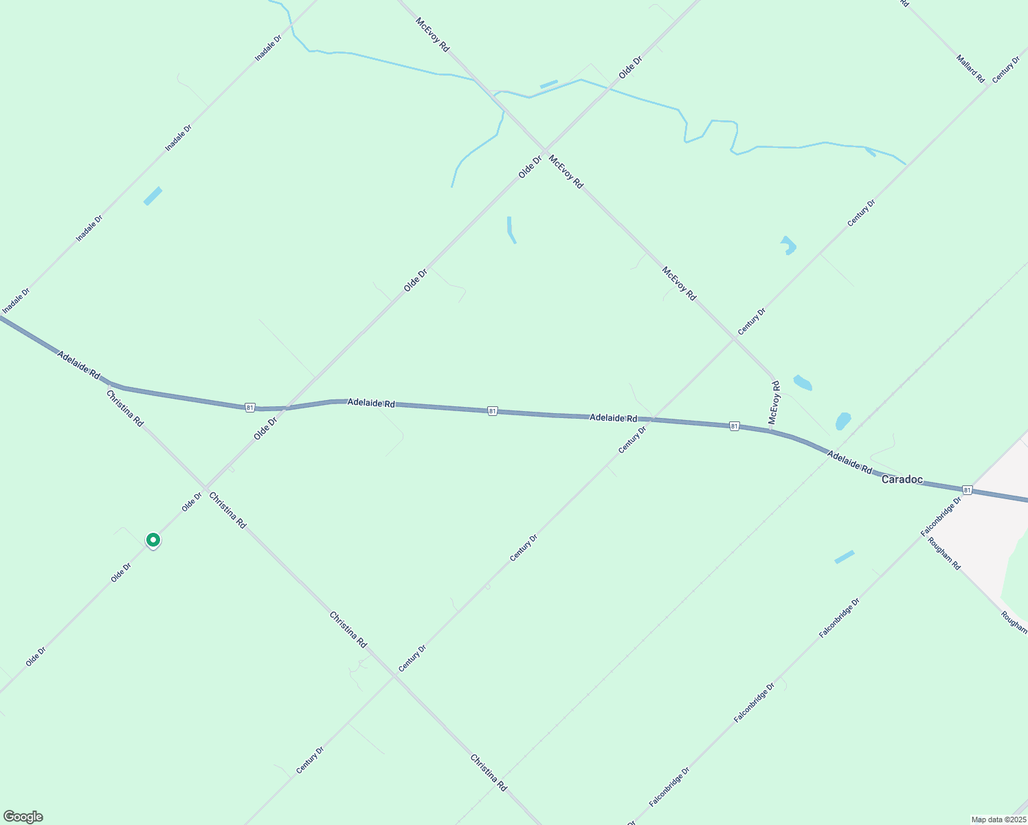 23260 Adelaide Road, Mount Brydges ON Walk Score