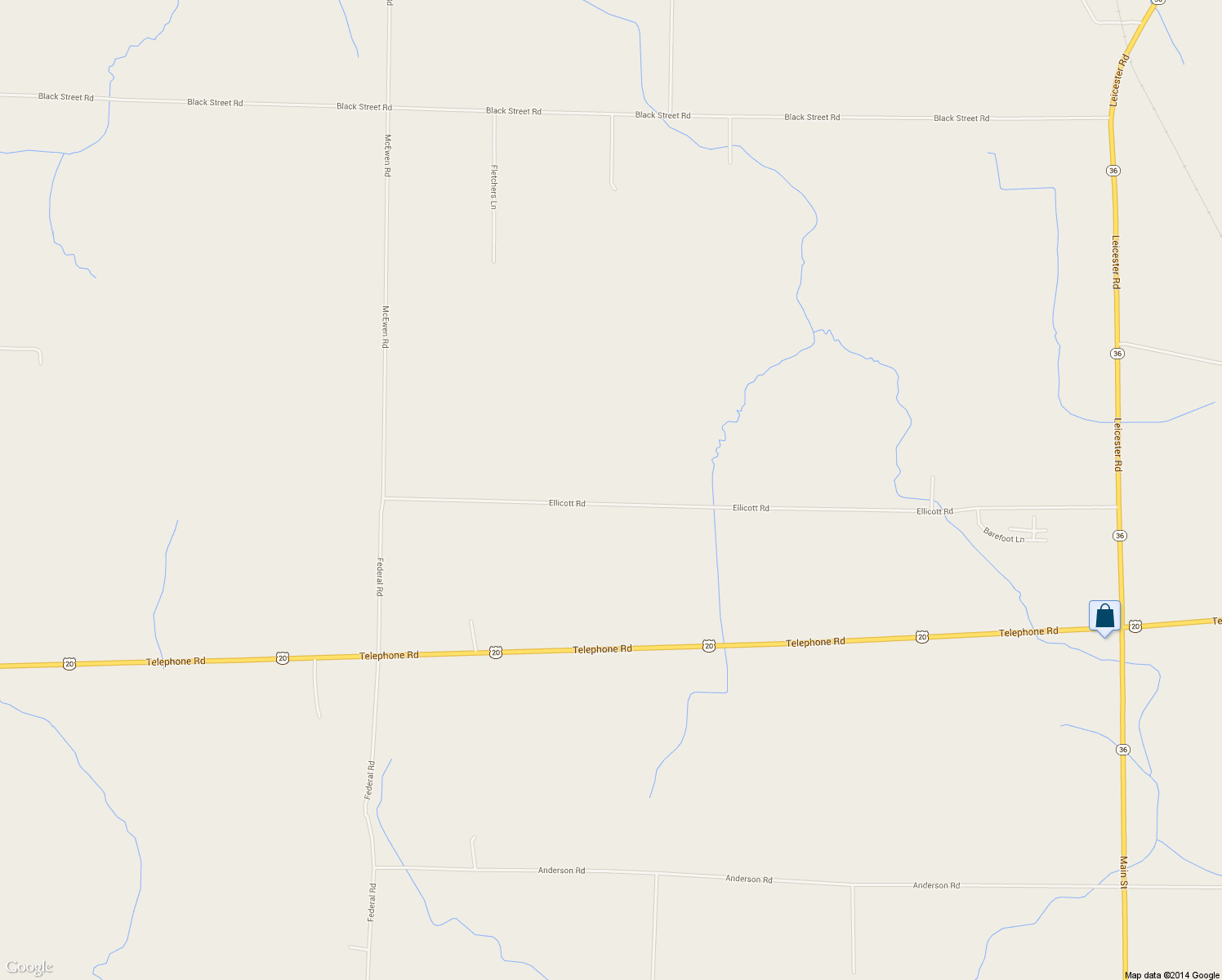map of restaurants, bars, coffee shops, grocery stores, and more near 2391 Ellicott Rd in Caledonia