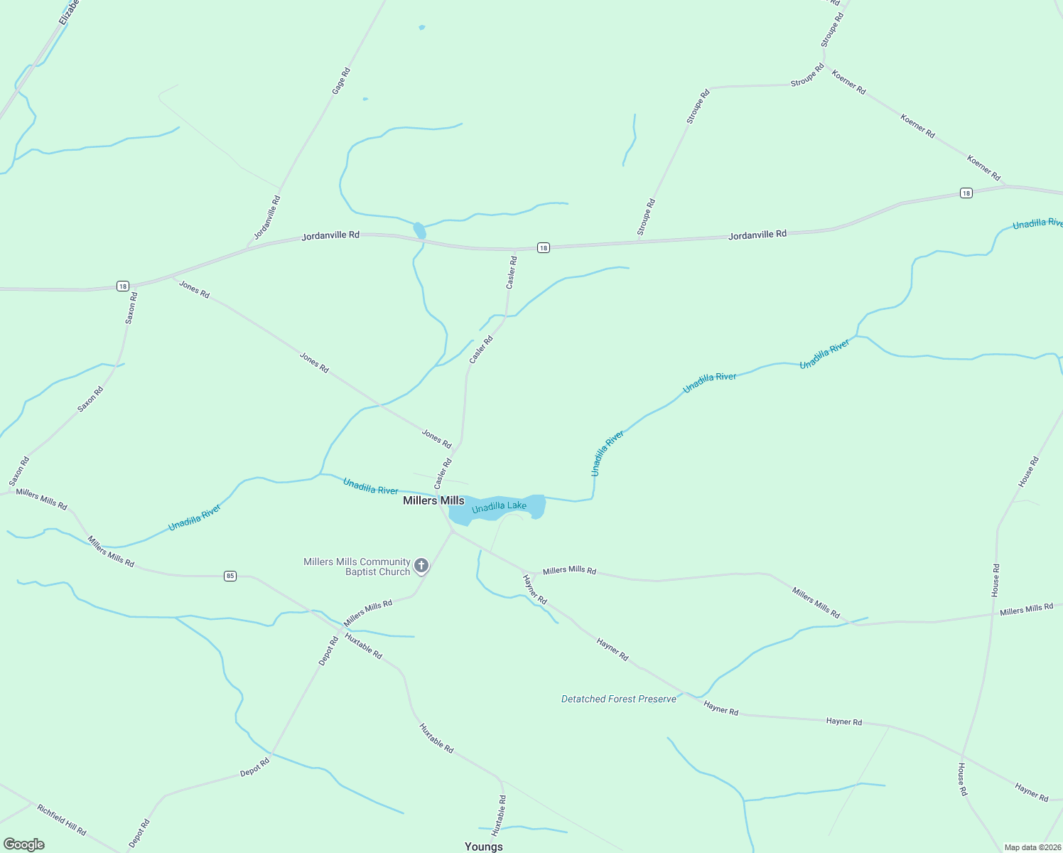 map of restaurants, bars, coffee shops, grocery stores, and more near 143 Lake Road in West Winfield