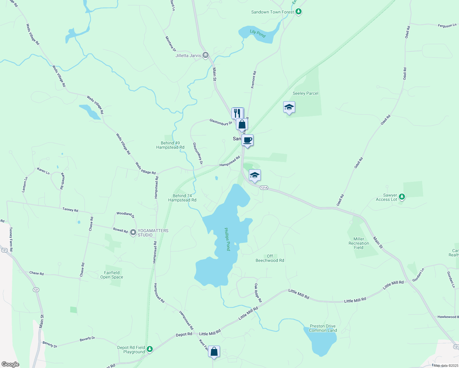 30 North Shore Drive, Sandown NH Walk Score