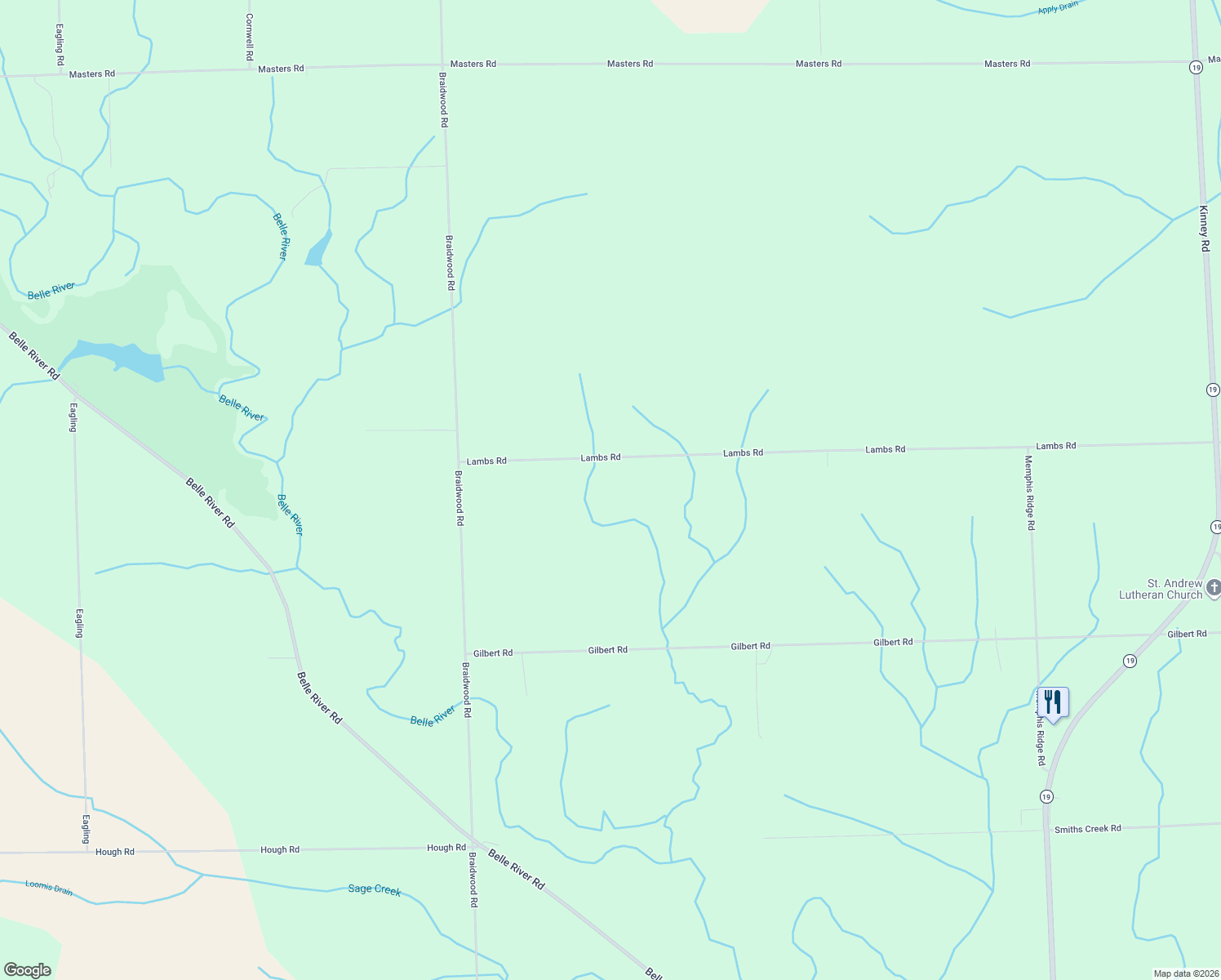 map of restaurants, bars, coffee shops, grocery stores, and more near 11799 Lambs Road in Memphis