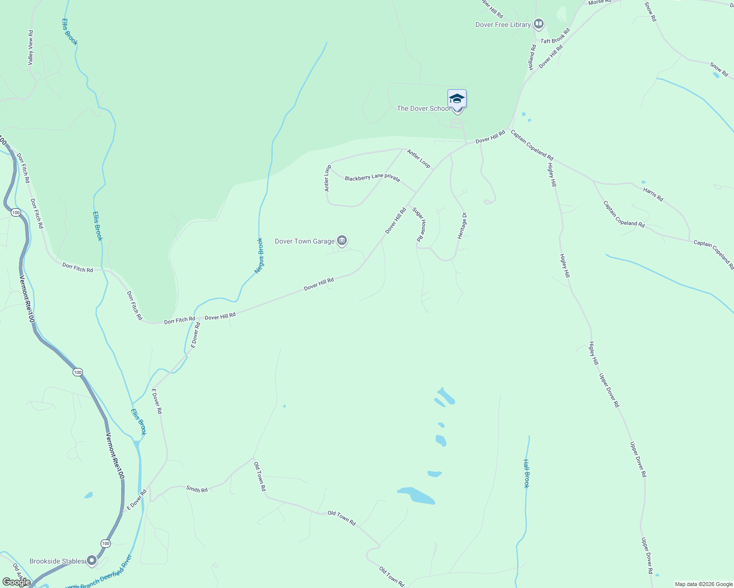 map of restaurants, bars, coffee shops, grocery stores, and more near 32 Old Town Road in Dover