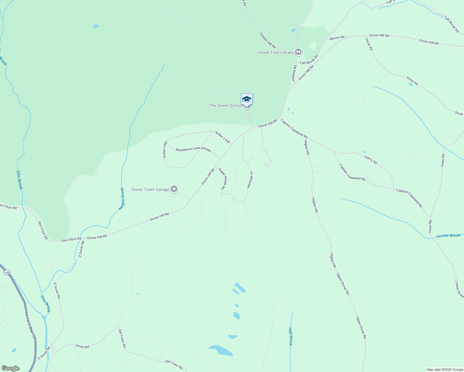 map of restaurants, bars, coffee shops, grocery stores, and more near 10 Tapping Tree Lane in Dover