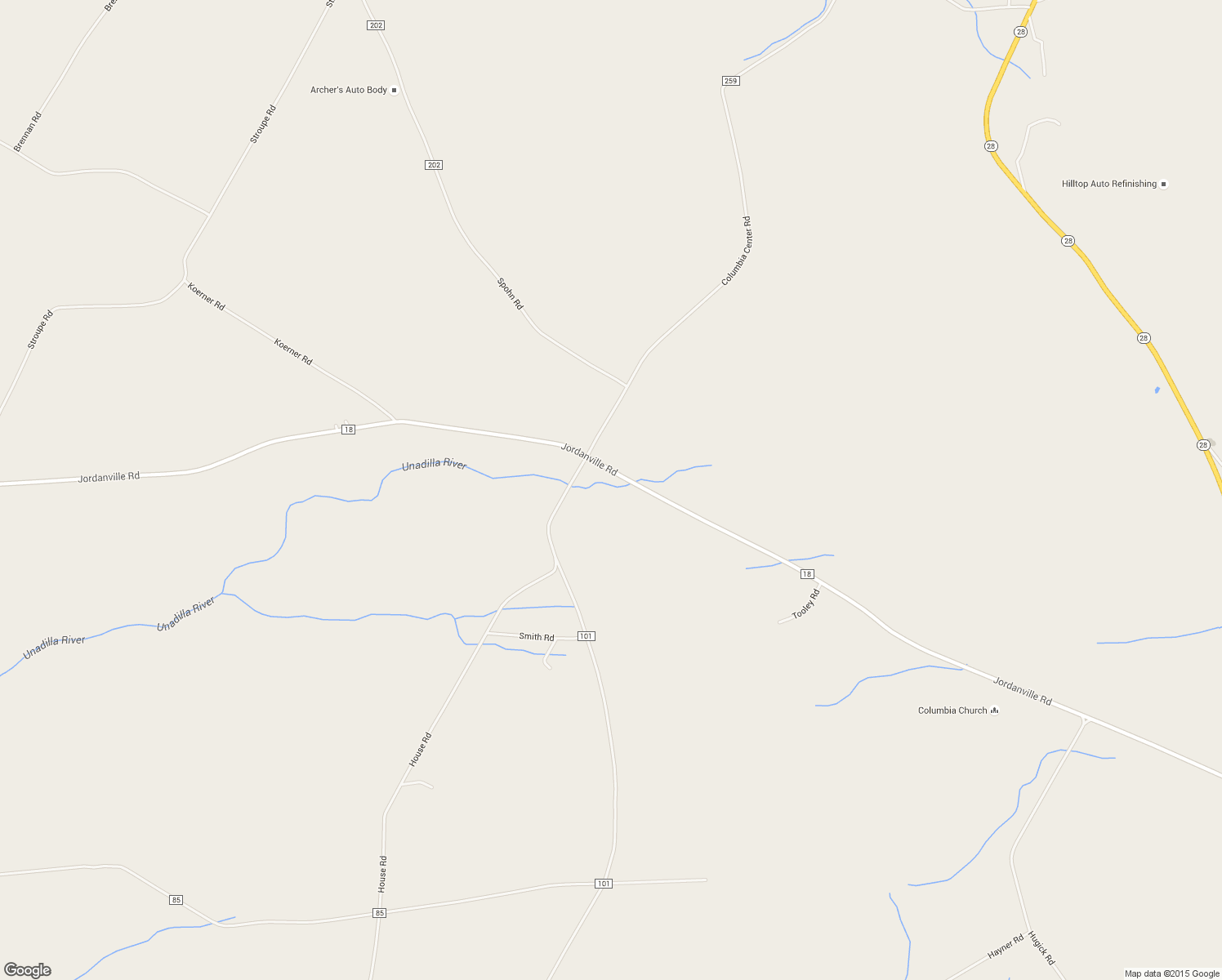 map of restaurants, bars, coffee shops, grocery stores, and more near 1178 Jordanville Road in Richfield Springs