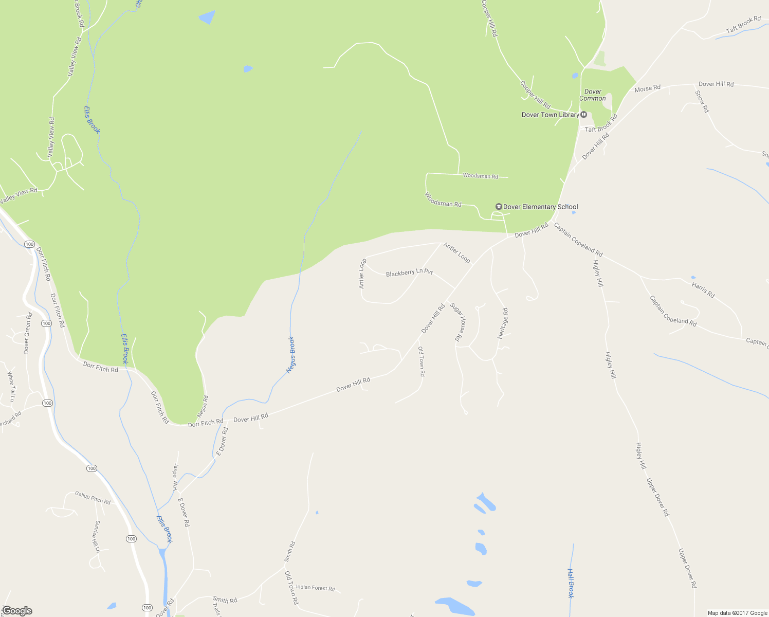 map of restaurants, bars, coffee shops, grocery stores, and more near 82 Antler Loop in Dover