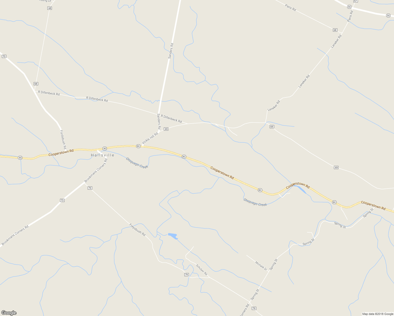map of restaurants, bars, coffee shops, grocery stores, and more near 638 New York 80 in Fort Plain