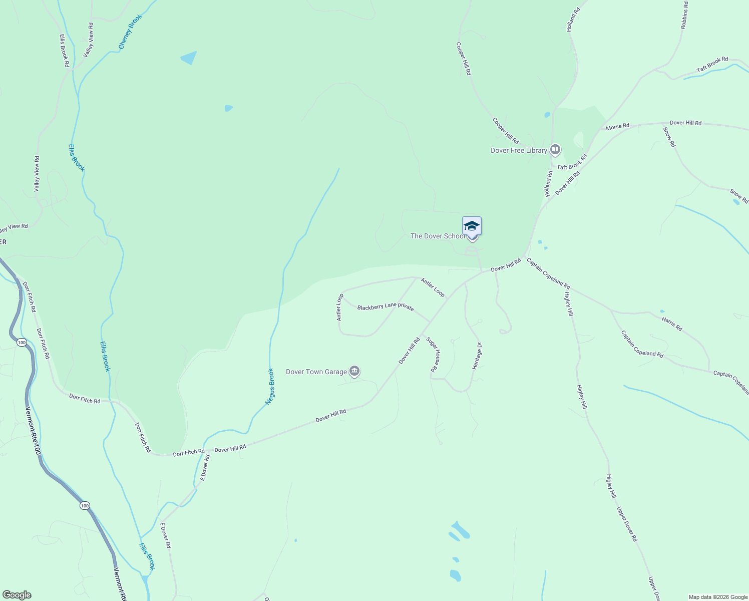 map of restaurants, bars, coffee shops, grocery stores, and more near 91 Antler Loop in Dover