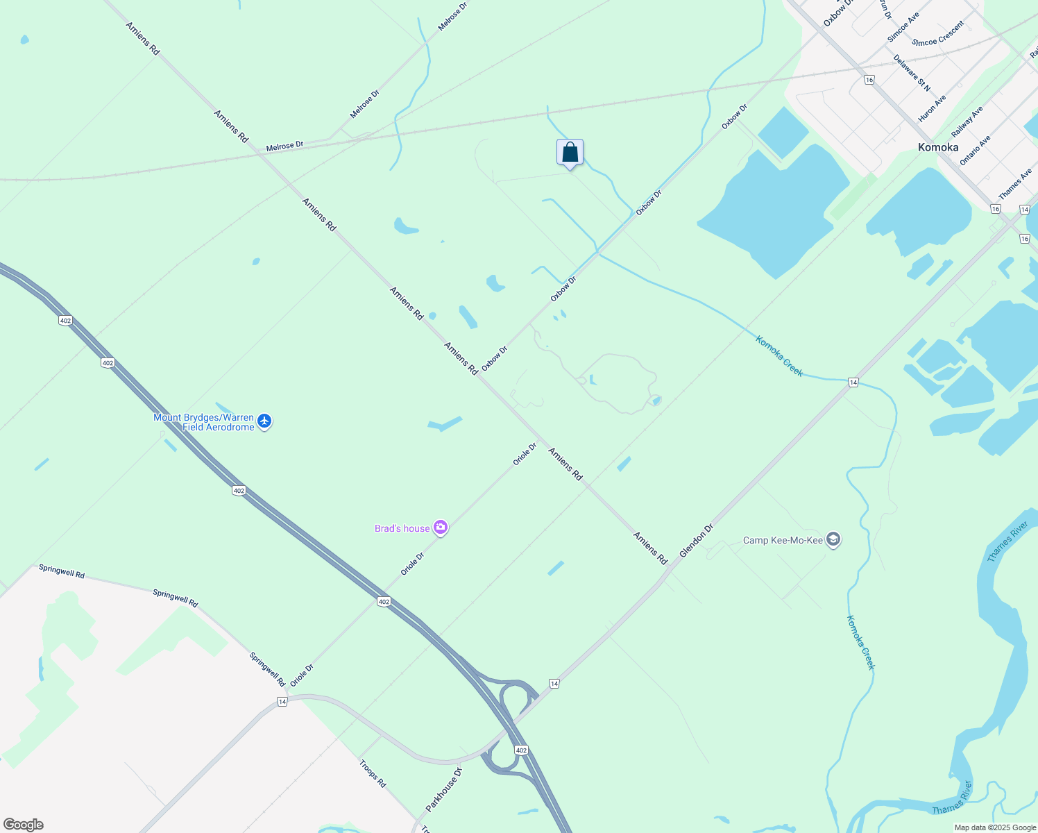 22790 Amiens Road, Mount Brydges ON Walk Score