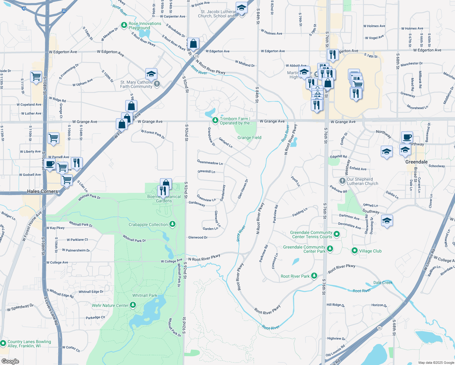 5820 Gardenway, Greendale WI Walk Score