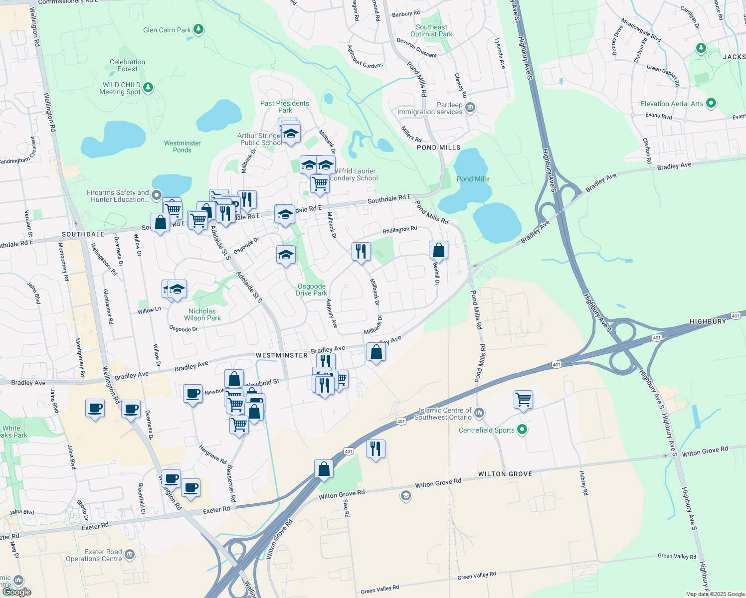 708 Millbank Drive, London ON Walk Score