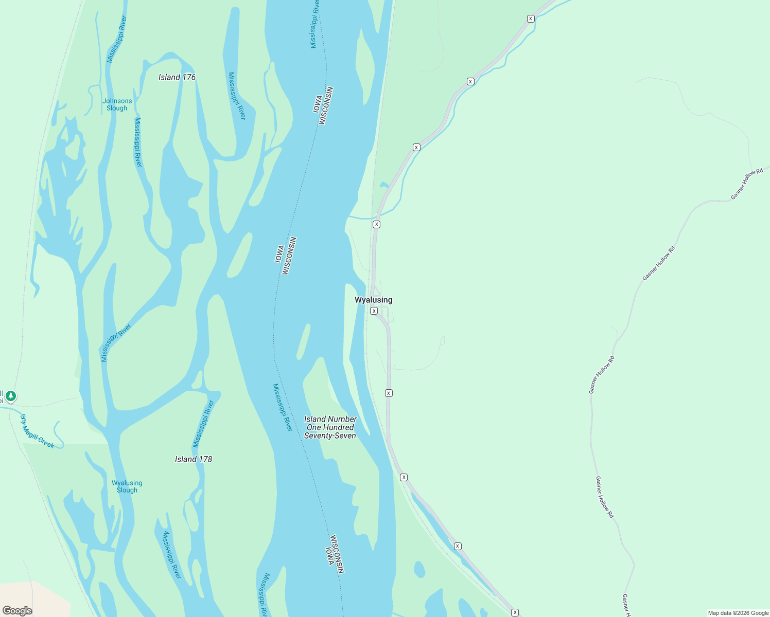 map of restaurants, bars, coffee shops, grocery stores, and more near 14451 Cty X in Bagley
