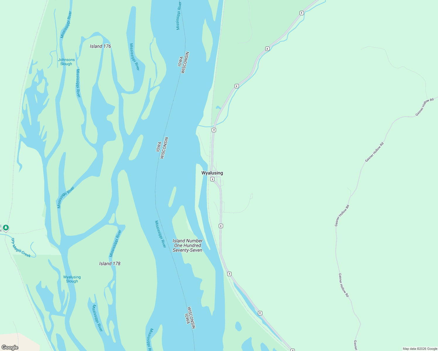 map of restaurants, bars, coffee shops, grocery stores, and more near 14451 Cty X in Bagley