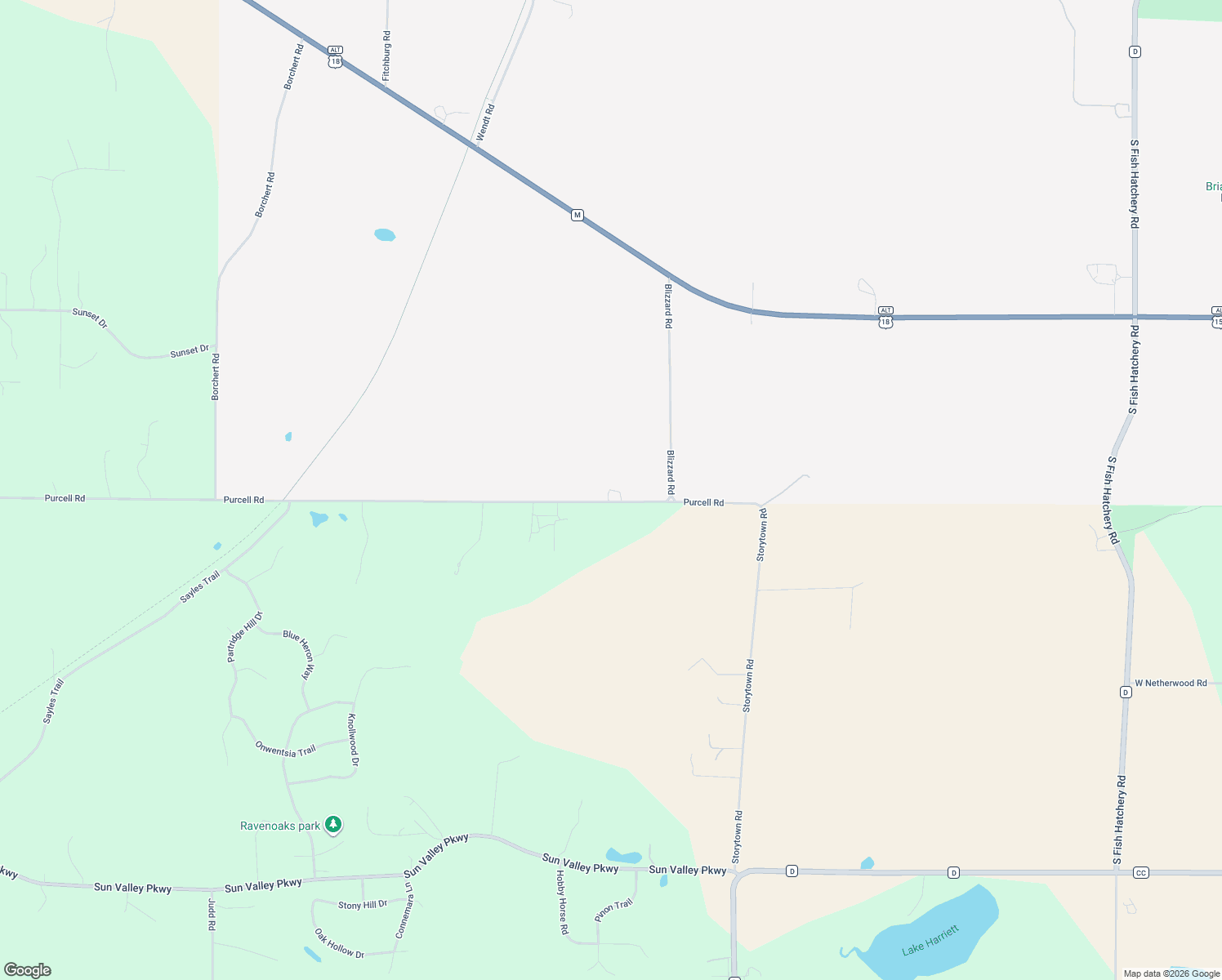 map of restaurants, bars, coffee shops, grocery stores, and more near 6076 Purcell Rd in Fitchburg