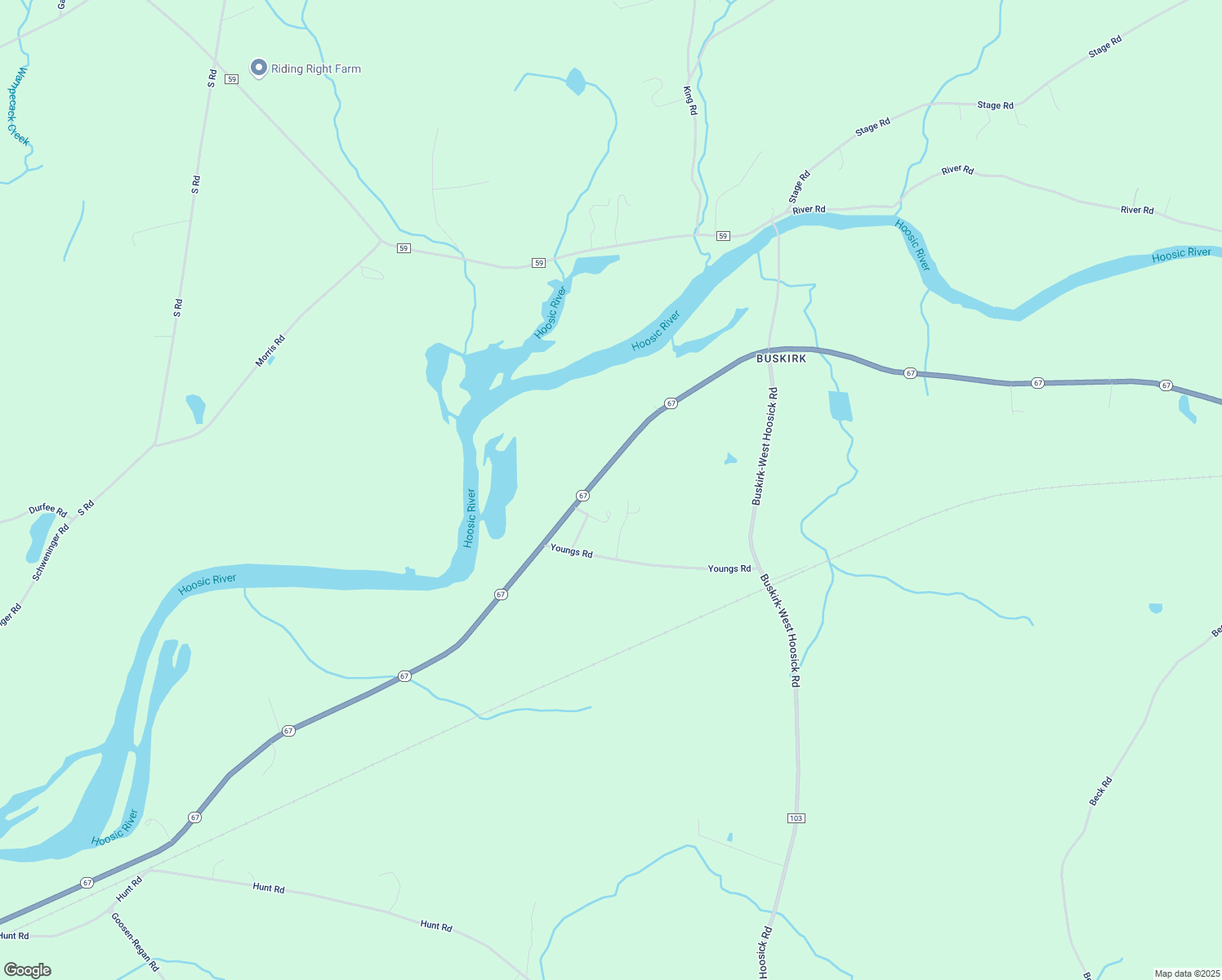 map of restaurants, bars, coffee shops, grocery stores, and more near 3372 New York 67 in Rensselaer County