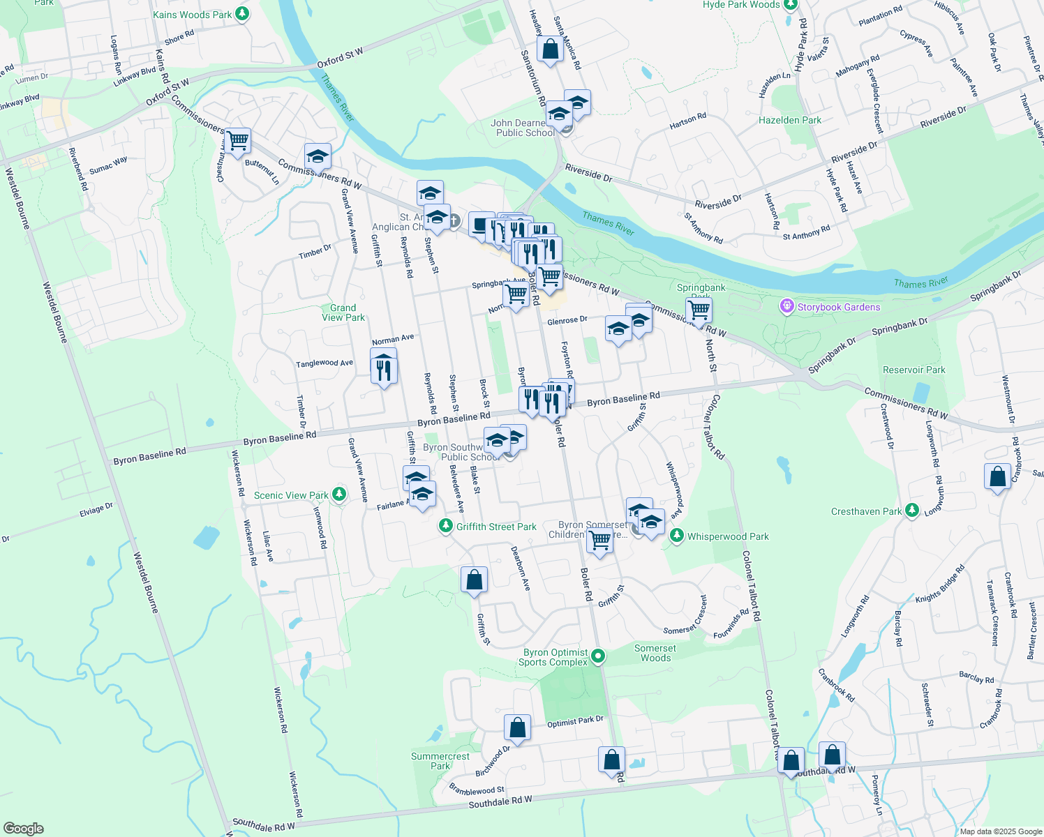1294 Byron Baseline Road, London ON Walk Score