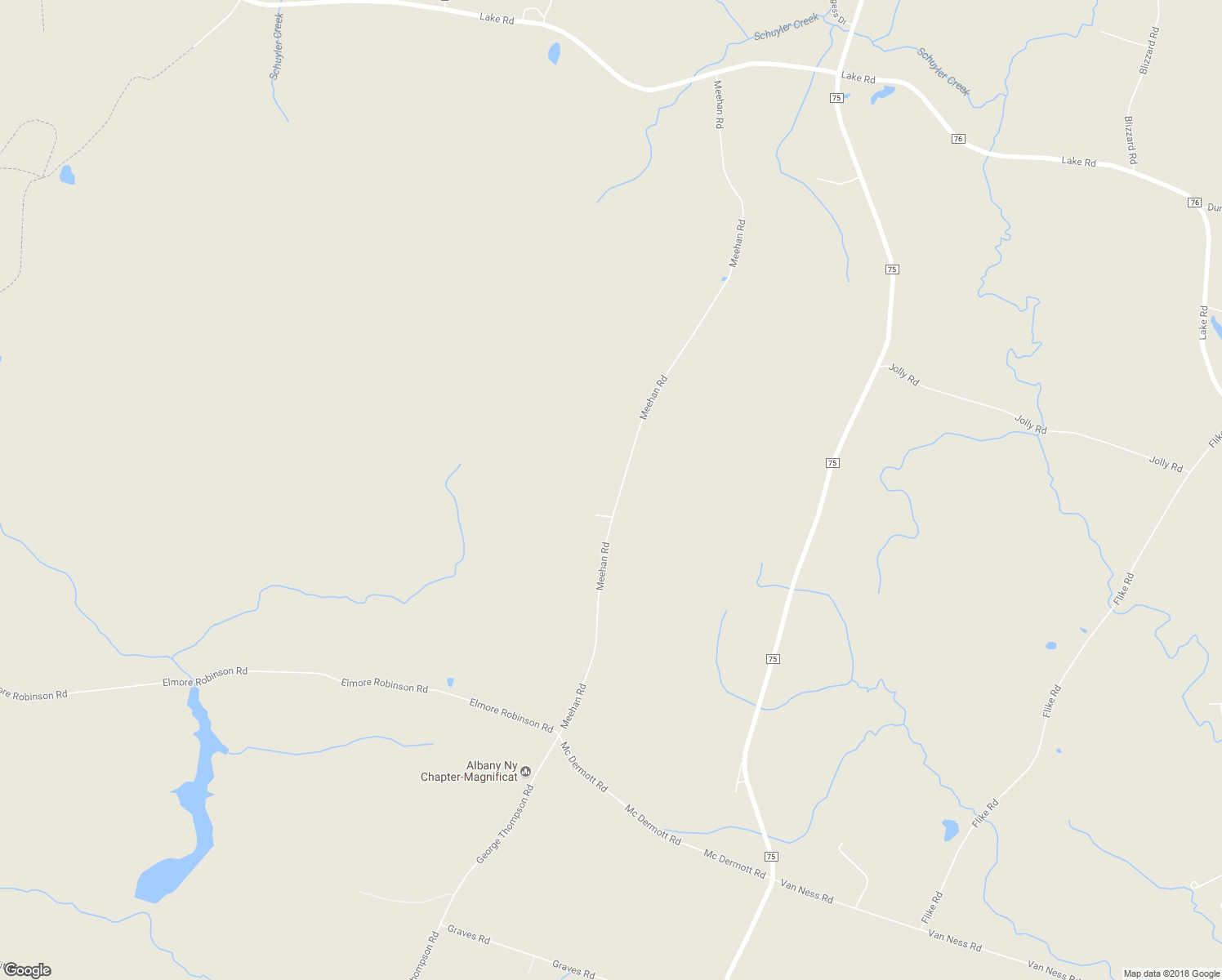 map of restaurants, bars, coffee shops, grocery stores, and more near 74 Meehan Road in Mechanicville