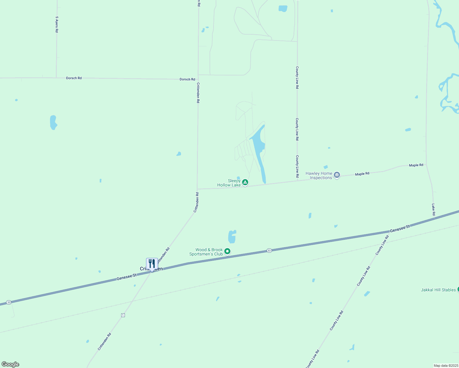 map of restaurants, bars, coffee shops, grocery stores, and more near 13759 Siehl Road in Akron