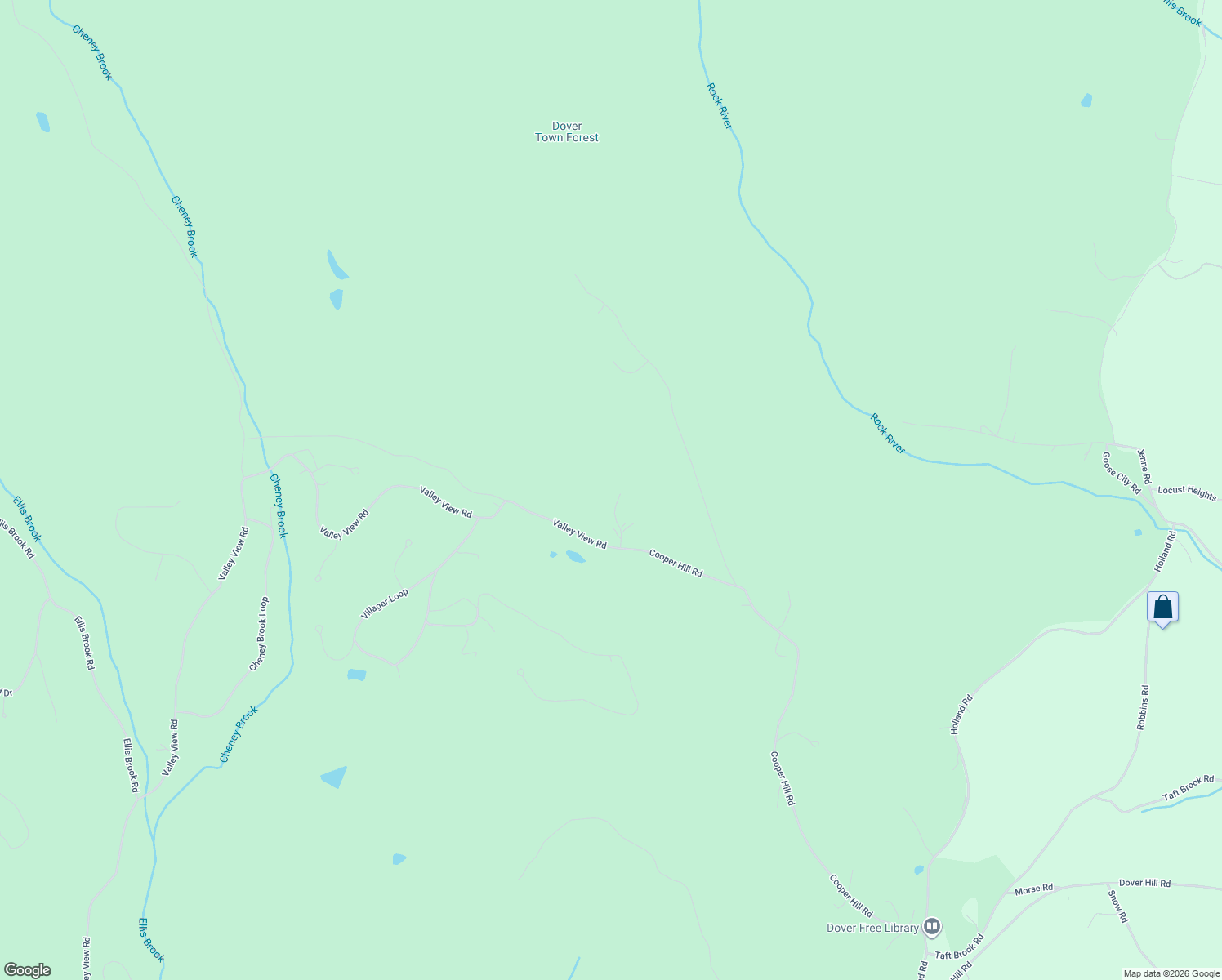 map of restaurants, bars, coffee shops, grocery stores, and more near 2 Camp Road in Dover