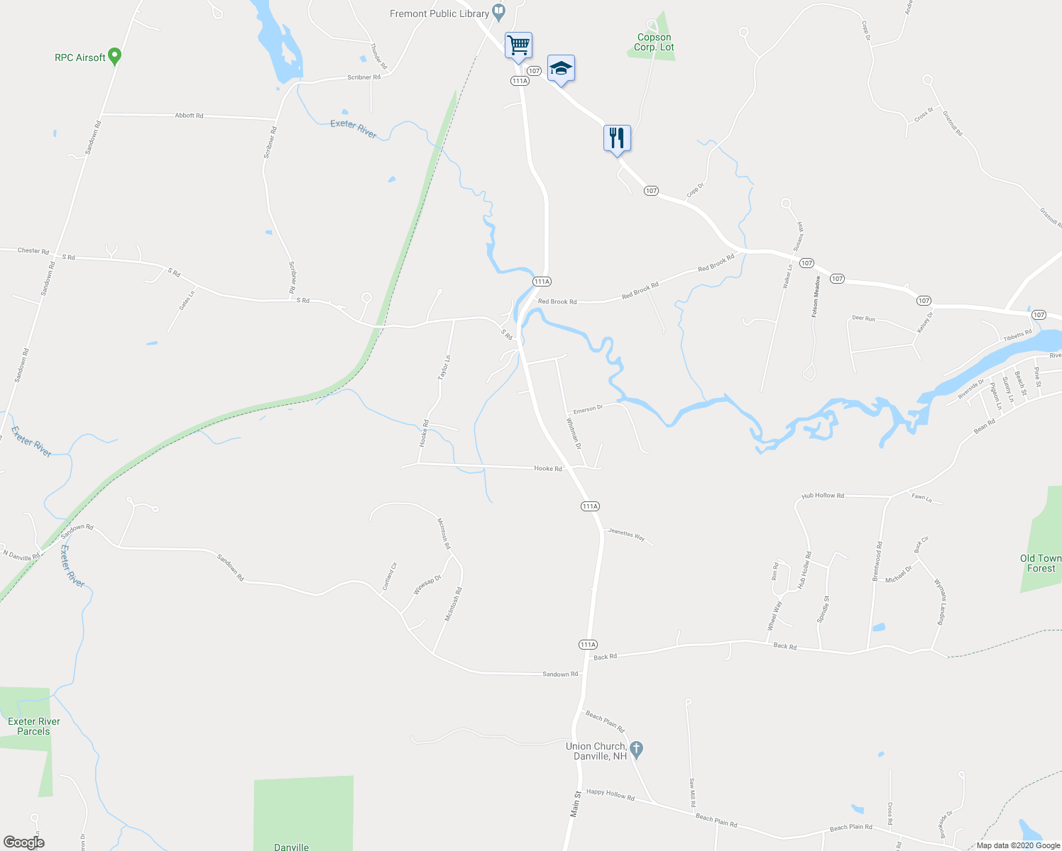 map of restaurants, bars, coffee shops, grocery stores, and more near 245 Danville Road in Fremont