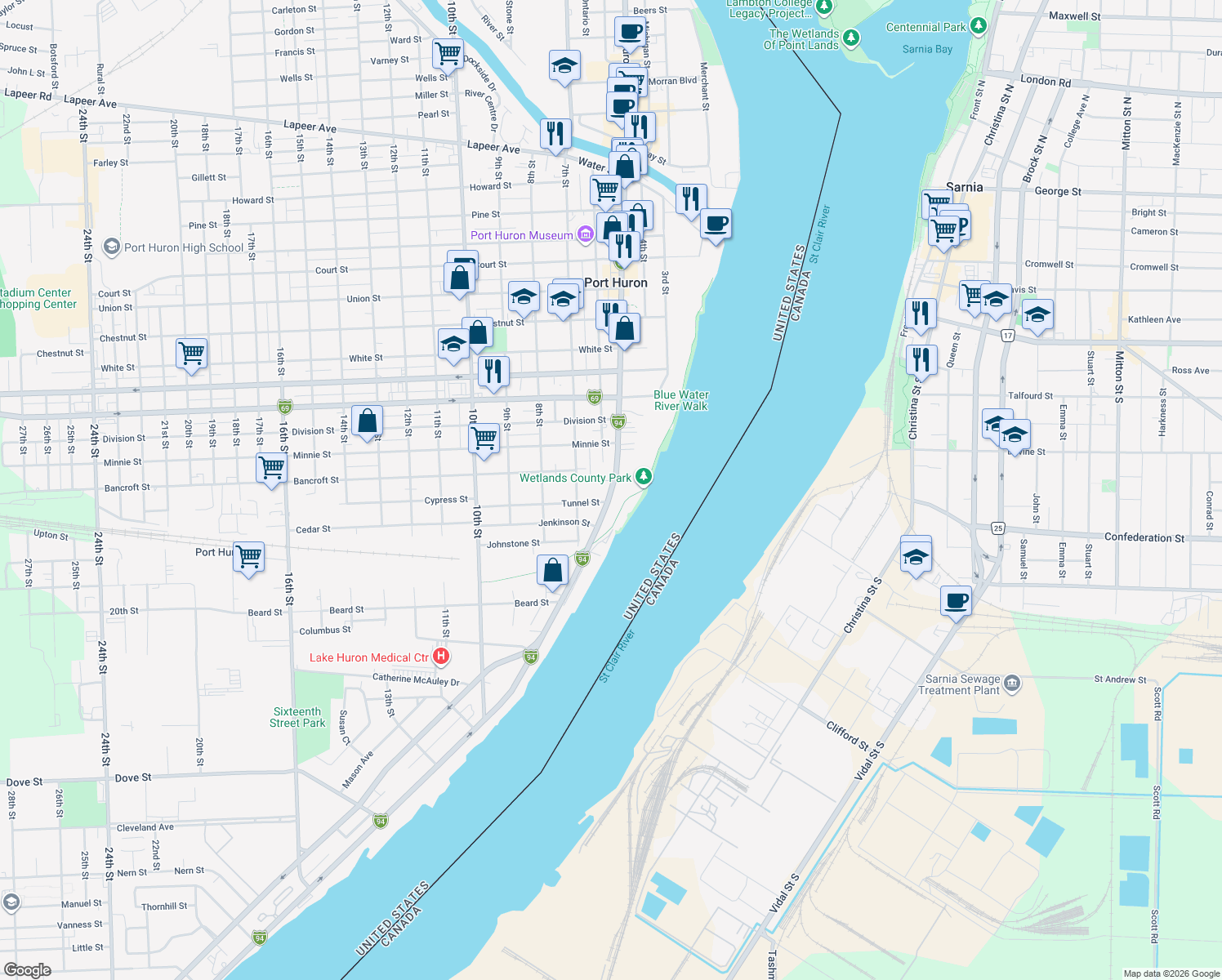 2022 Military Street, Port Huron MI - Walk Score