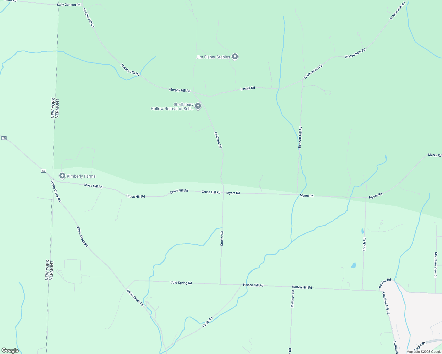 map of restaurants, bars, coffee shops, grocery stores, and more near 278 Tinkham Road in Shaftsbury