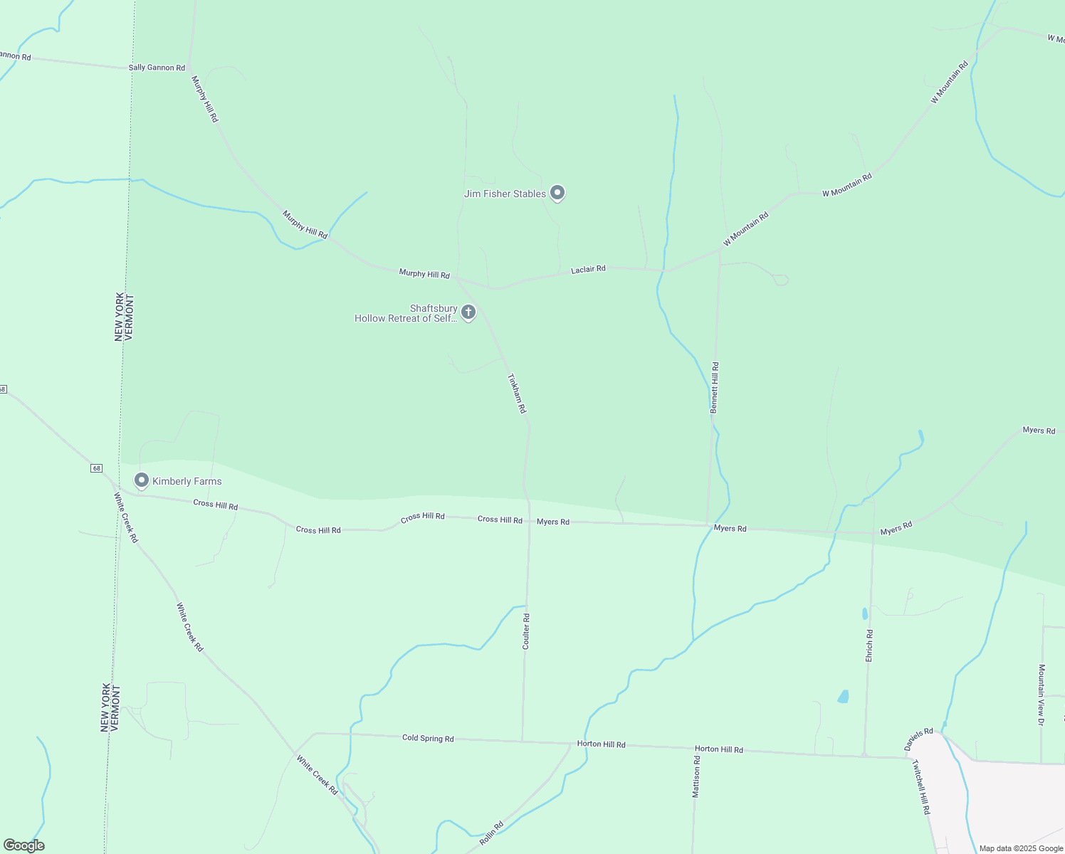 map of restaurants, bars, coffee shops, grocery stores, and more near 278 Tinkham Road in Shaftsbury