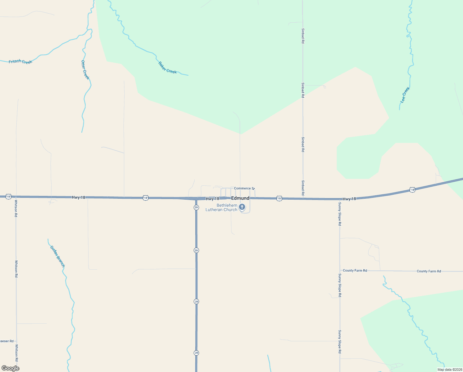 map of restaurants, bars, coffee shops, grocery stores, and more near 2472 Commerce St in Dodgeville