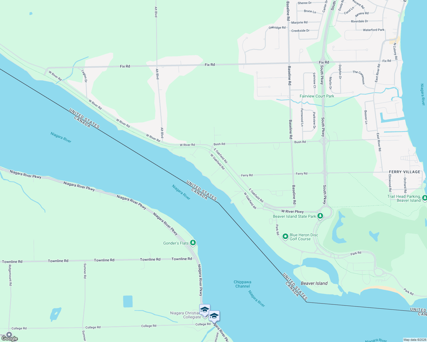 map of restaurants, bars, coffee shops, grocery stores, and more near 2382 West Oakfield Road in Grand Island